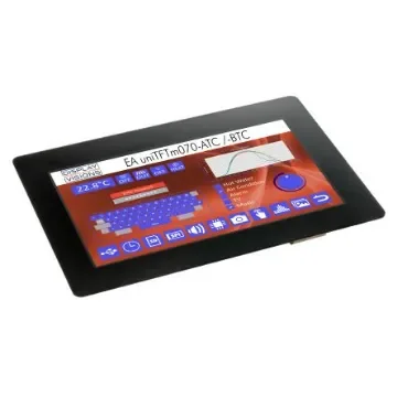Display Visions EA UNITFTM070-ATC TFT LCD Colour Display / Touch Screen, 7in WSVGA, 1024 x 600pixels product image