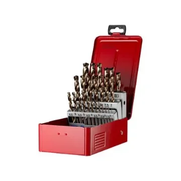 Dormer 25-Piece Jobber Drill Set for Multi-Material, 13mm Max, 1mm Min, Cobalt Steel Bits - A295225 product image