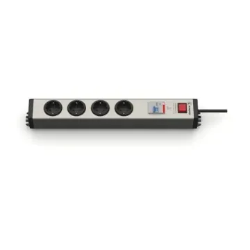 Bodo Ehmann Type F - German Schuko 4 Gang Power Distribution Unit, 3m Cable, 16A, 230 V, RCD Protected - 0821x00042033 product image