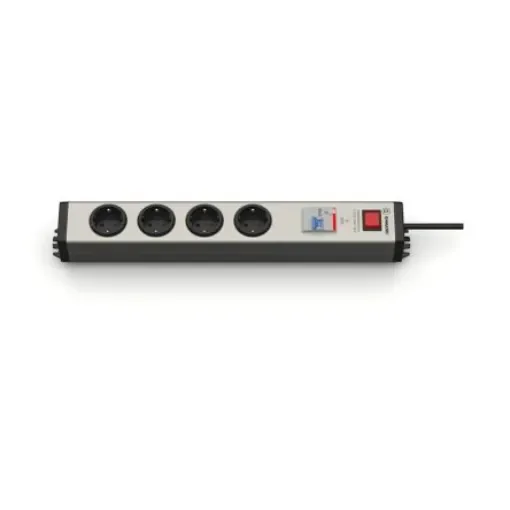 Bodo Ehmann Type F - German Schuko 4 Gang Power Distribution Unit, 3m Cable, 16A, 230 V, RCD Protected - 0821x00042033 product image