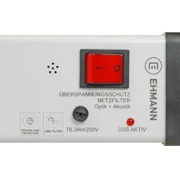 Bodo Ehmann Type F - German Schuko 5 Gang Power Distribution Unit, 3m Cable, 16A, 250 V - 0207x00052303 product image