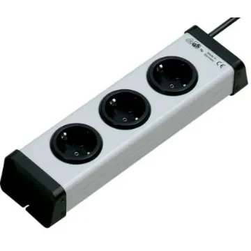 Bodo Ehmann Type F - German Schuko 3 Gang Power Distribution Unit, 3m Cable, 16A, 230 V - 0207x00032303 product image