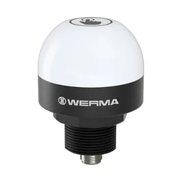 Werma 240 Series Beacon, 24 V, Built-in Mounting, LED Bulb, IP65, IP69K - 240.260.55 product image