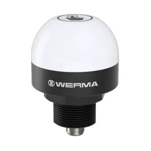 Werma 240 Series Beacon, 24 V, Built-in Mounting, LED Bulb, IP65, IP69K - 240.260.55 product image
