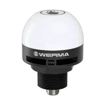 Werma 240 Series Beacon, 24 V, Built-in Mounting, LED Bulb, IP65, IP69K - 240.290.55 product image