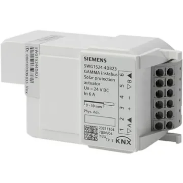 Siemens RL Series, Solar Connector Rated At 6A, 24 V - RL 524D23 / 5WG1524-4DB23 product image