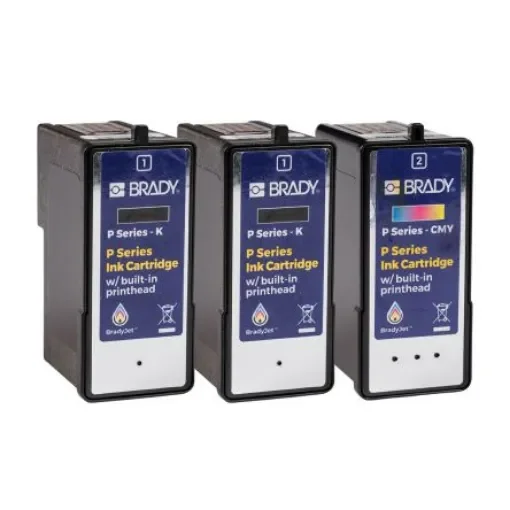 Brady P-1CMY2K Black, Cyan, Magenta, Yellow Ink Cartridge product image