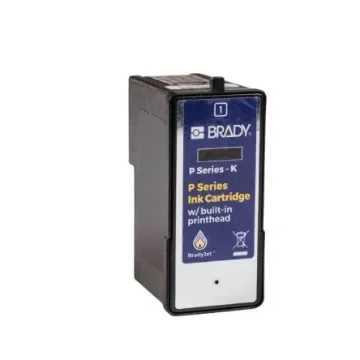 Brady K True White Black Print Label Roll, 40.64mm Width, 71.12mm Height - P-K-1 product image