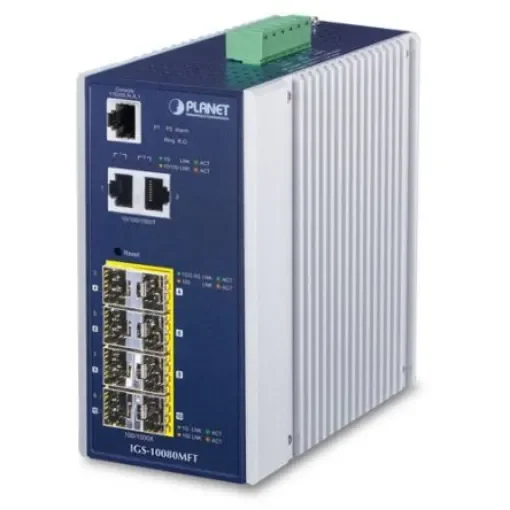 Planet IGS-10080MFT, Managed Switch 6 Port Network Switch product image