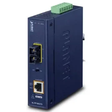 Planet RJ45 Ethernet Media Converter, Single Mode, 1000/2000Mbit/s, Full Duplex 100m - IGTP-802TS product image
