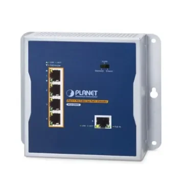 Planet Serial Device Server, 5 Ethernet Port, Ethernet Interface - WGS-E304PT product image