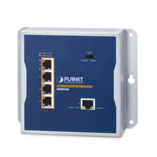 Planet Serial Device Server, 5 Ethernet Port, Ethernet Interface - WGS-E304PT product image