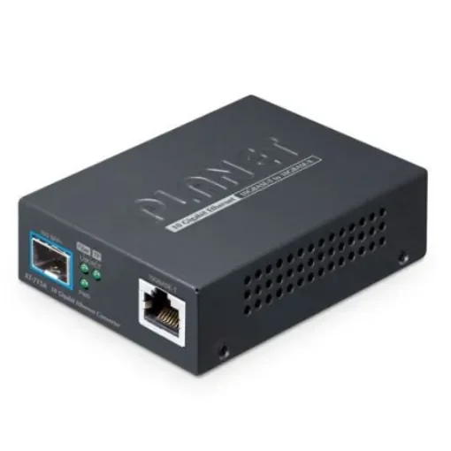 Planet RJ45 Ethernet Media Converter, Single Mode, Full Duplex 10km - XT-715A product image