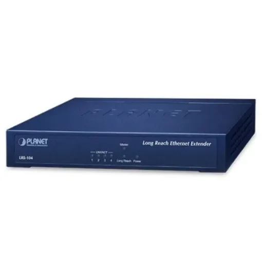 Planet Ethernet Ethernet Media Converter, Copper, 10/100Mbit/s, Full Duplex 100m - LRE-104 product image