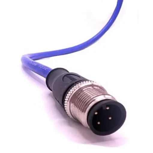 Mueller Electric Straight Male 4 way M12 to Free Ends Actuator/Sensor Cable, 5m - C4A81M005 product image
