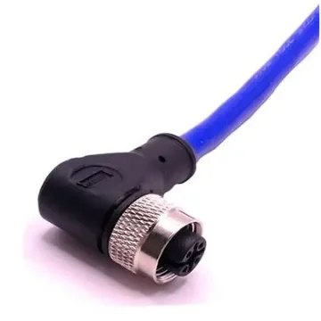 Mueller Electric Right Angle Female 4 way M12 to Free Ends Actuator/Sensor Cable, 5m - C4D81M005 product image