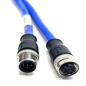 Mueller Electric Straight Male 5 way M12 to Straight Female 5 way M12 Actuator/Sensor Cable, 5m - C5AC82M005 product image
