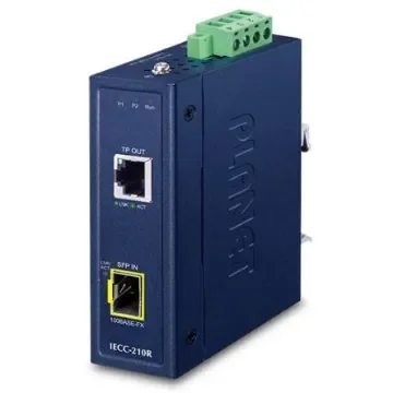 Planet Ethernet Ethernet Media Converter 60km - IECC-210R product image