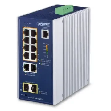 Planet IGS-4215-8UP2T2S, Managed Switch 8 Port Network Switch With PoE RJ-45 product image