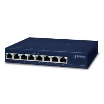 Planet GSD-805, Unmanaged 8 Port Network Switch RJ-45 product image