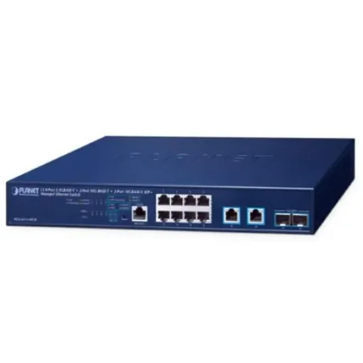 Planet MGS-6311-10T2X, Managed Switch 8 Port Network Switch RJ-45 product image