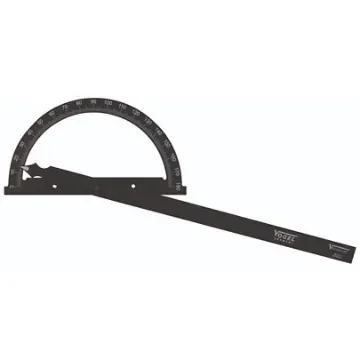 Vogel 180° Metric  Vernier  Bevel Protractor, 200 Aluminium Blade - 322513-2 product image