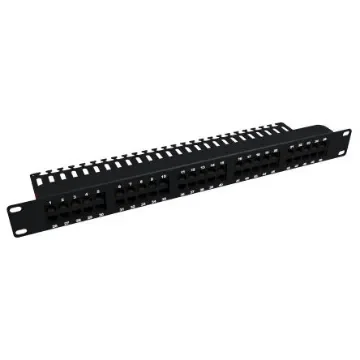 CAE Multimedia Connect PANISDN50N Series Cat3 50 Port RJ45 Patch Panel 44.4mm Grey product image