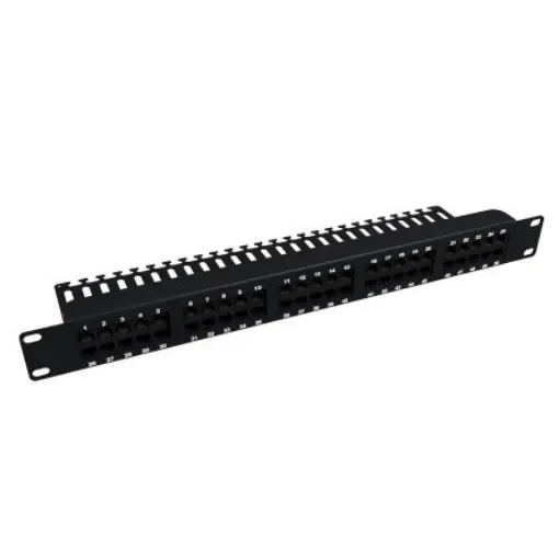 CAE Multimedia Connect PANISDN60N Series Cat3 60 Port RJ45 Patch Panel 44.4mm Grey product image
