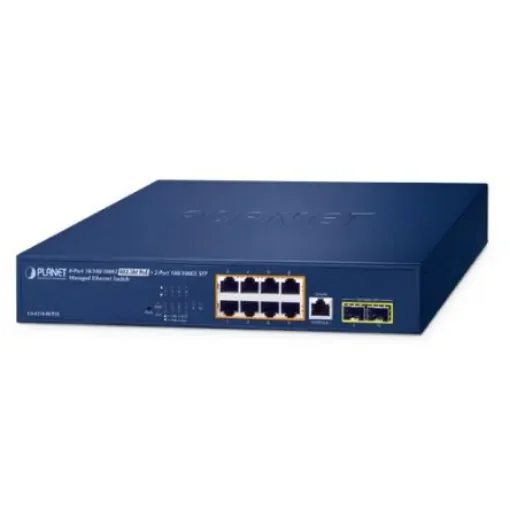 Planet GS-4210-8UP2S, Managed Switch 8 Port Network Switch With PoE RJ-45 product image