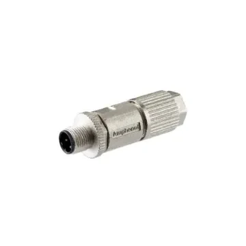 Amphenol Industrial Industrial Circular Connectors, 4 Contacts, Cable Mount, M12 Connector, Plug, Male, IP68, MSDS - MSDS-04BMMD-SL8001 product image