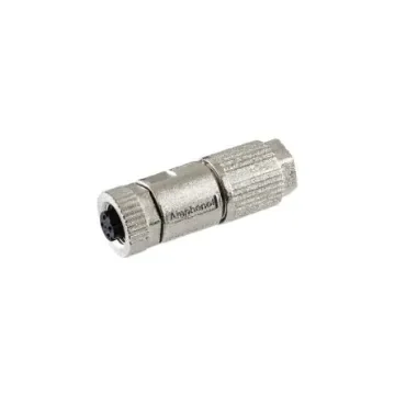 Amphenol Industrial Industrial Circular Connectors, 4 Contacts, Cable Mount, M12 Connector, Socket, Female, IP68, MSDS - MSDS-04BFFD-SL8002 product image