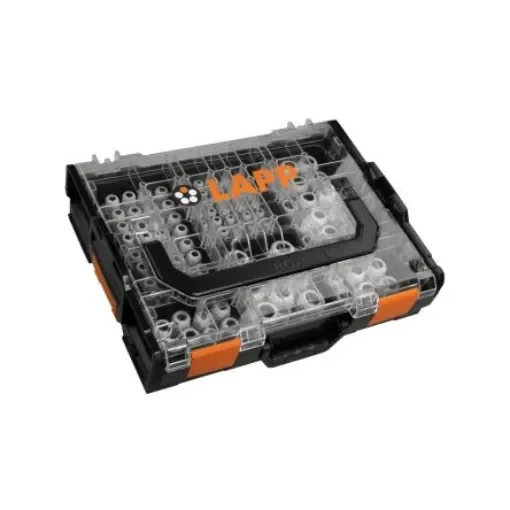 Lapp SKINTOP ST-M Series Black ABS, PC Cable Gland Kit, M12, M16, M20, M25, M32 Thread, 3.5mm min., 21mm max., IP66, - 53110052 product image