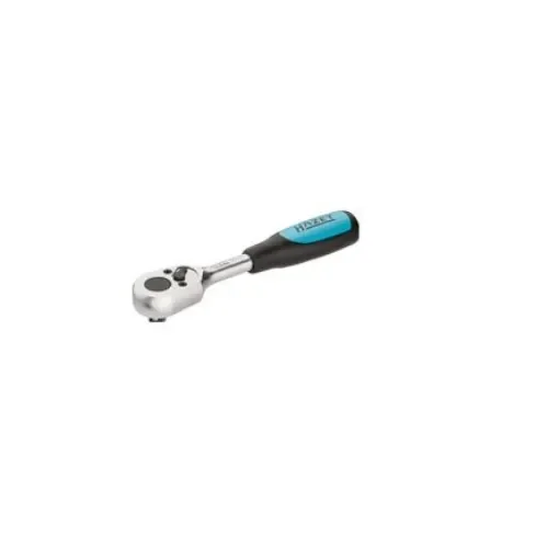 HAZET 863P Round Socket Wrench with Ergonomic Handle, 115 mm Overall product image