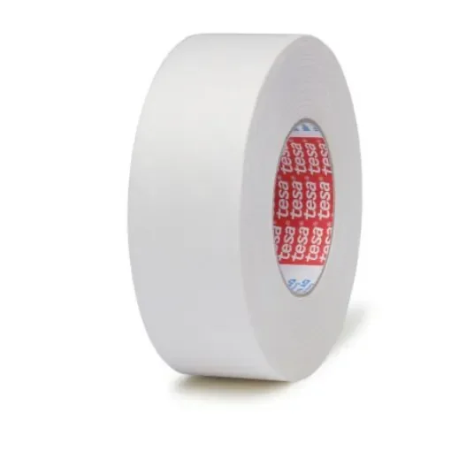 Tesa 04549-00077-00 Cloth Tape, 50m x 100mm, White product image