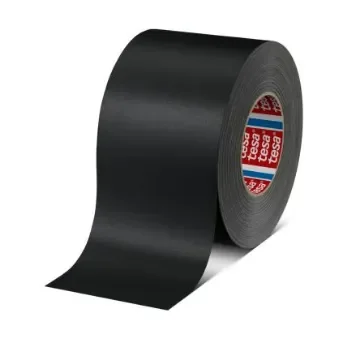 Tesa 04651-00682-00 Cloth Tape, 50m x 100mm, Black, Acrylic Coated Finish product image