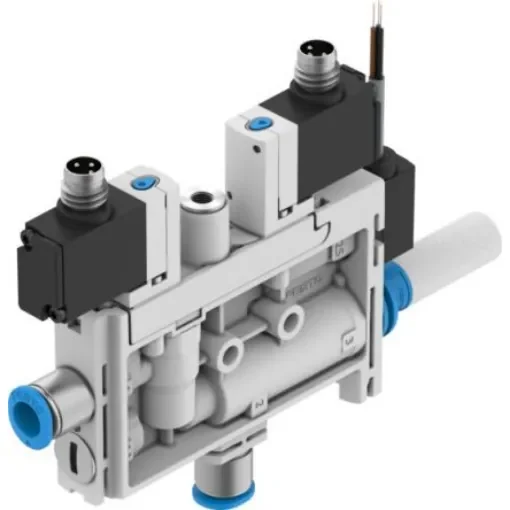 Festo Vacuum Generator, 0.95mm nozzle , 3.8bar 21L/min, OVEL series - OVEL-10-H-15-PQ-VQ6-UA-C-A-V1V-R8 product image