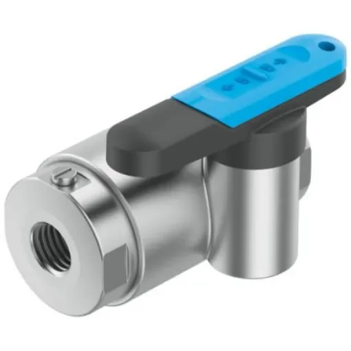 Festo VZQH Series Threaded Pinch Valve, G 1/4 Inlet Port, 8187050 - VZQH-2H-6-GG-V4V4EPM-6 product image