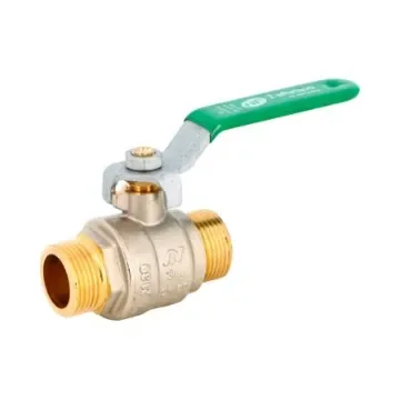 Sferaco Nickel Plated Brass Ball Valve, Ball Valve, Threaded, BSP 1 1/2in, 40bar Operating Pressure - 567008 product image
