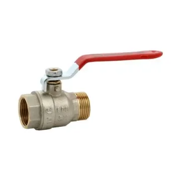 Sferaco Nickel Plated Brass Ball Valve, Ball Valve, Threaded, BSP 1 1/4in, 30bar Operating Pressure - 581007 product image