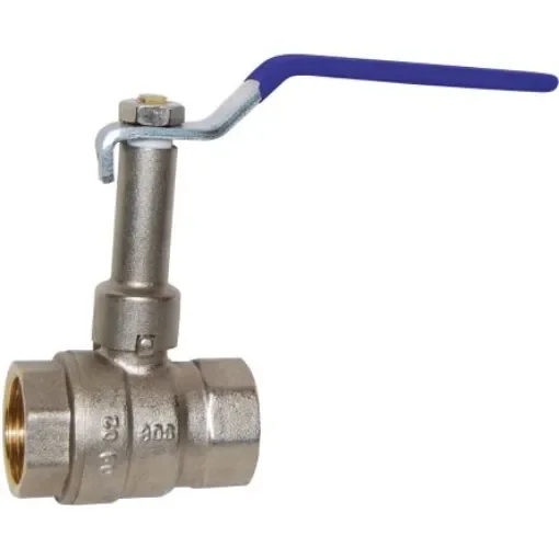 Sferaco Nickel Plated Brass Ball Valve, Ball Valve, Threaded, BSP 1 1/4in, 30bar Operating Pressure - 615107 product image