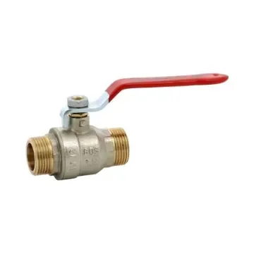 Sferaco Nickel Plated Brass Ball Valve, Ball Valve, Threaded, BSP 1 1/2in, 30bar Operating Pressure - 582008 product image