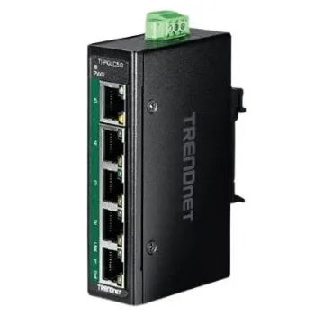 Trendnet TI-PGLC50, Network Switch 5 Port Gigabit Switch With PoE product image