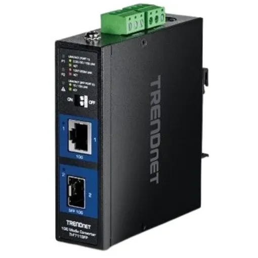 Trendnet RJ45, SFP Media Converter, 10000Mbit/s, Multi Mode - TI-F711SFP product image