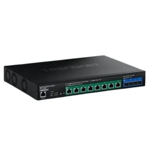 Trendnet TPE-7124SBF, Managed, Smart 12 Port Network Switch With PoE product image