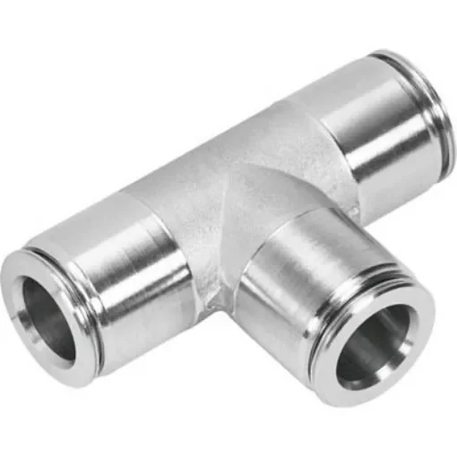 Festo CRQST Series Push-in Fitting, 1/4 in to 1/4 in, Tube-to-Tube Connection Style, 565351 - CRQST-1/4T-U product image