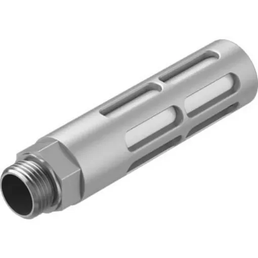Festo U Aluminium 10bar Pneumatic Silencer, Threaded, NPT 1/2 Male - U-1/2-B-NPT product image