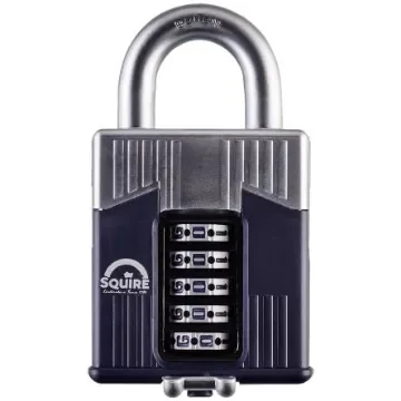 Squire Padlock Steel Padlock, 12mm Shackle, 65mm Body - WARRIOR COMBI 65 product image