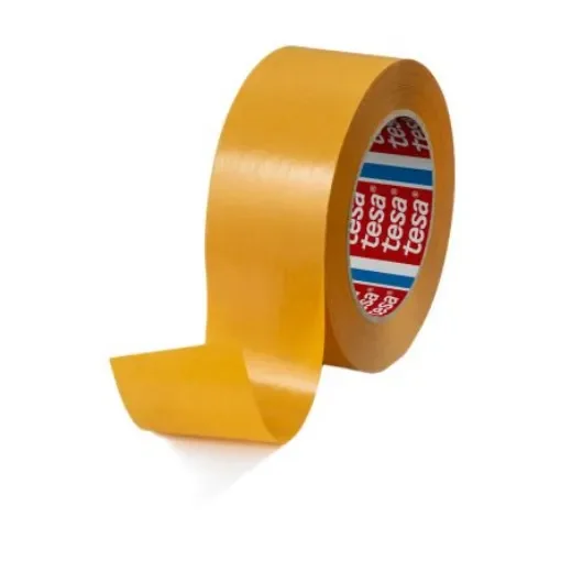 Tesa 04900 Brown Double Sided Tape, 0.05mm Thick, ABS - 4.6 N/cm, Aluminium - 3.1 N/cm, PC - 5 N/cm, PE - 1 N/cm, PET - - 04900-00021-00 product image