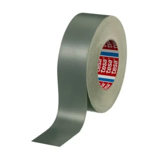 Tesa Tesa 4657 Cloth Tape, Black, Grey, Acrylic Coated Finish - 04657-00131-01 product image