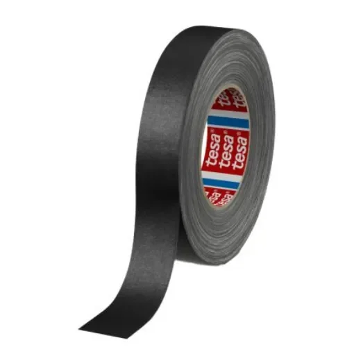 Tesa Tesa 4661 Cloth Tape, Amber, Black, Blue, Green, Grey, Red, White, Yellow, Acrylic Coated Finish - 04661-00009-00 product image